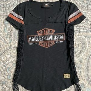 Harley-Davidson side tie T-shirt